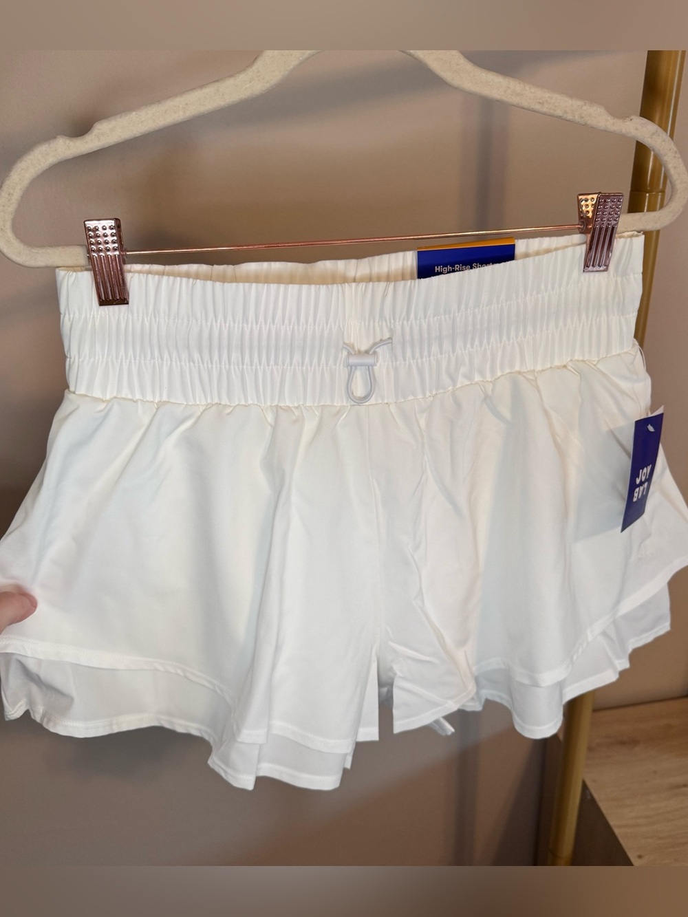JoyLab White Layered Active Ruffle Shorts - Picture 4 of 4